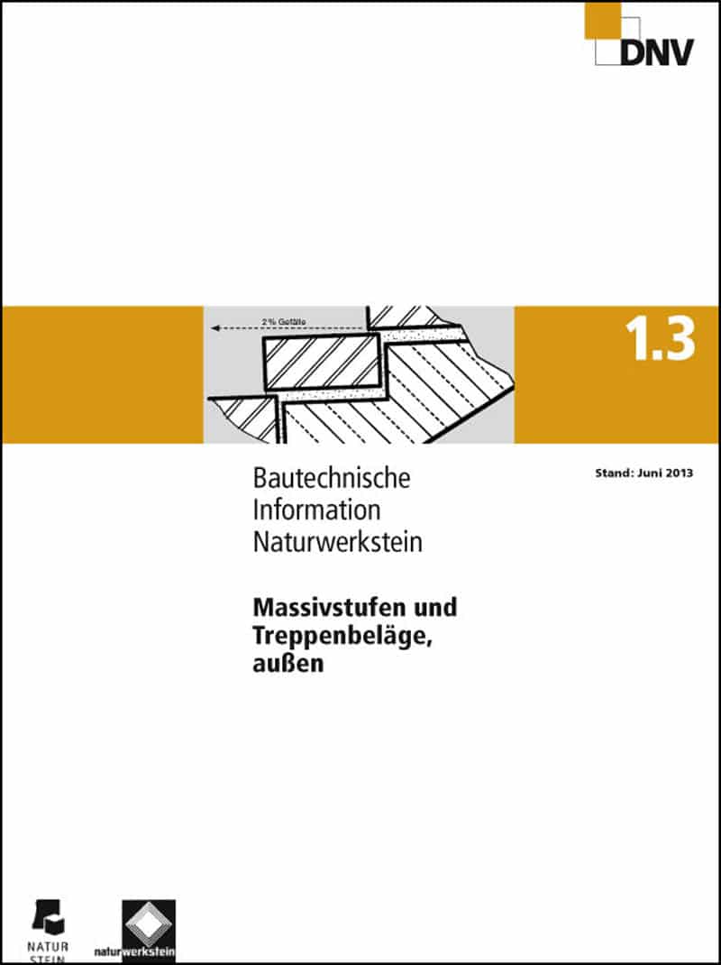 Produkt: DNV BTI 1.3. Massivstufen und Treppenbeläge, außen