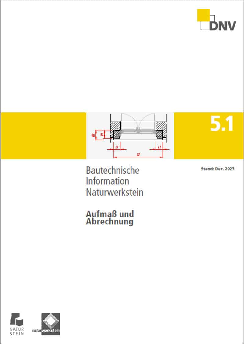 Produkt: DNV BTI 5.1 Aufmaß und Abrechnung von Naturwerksteinarbeiten
