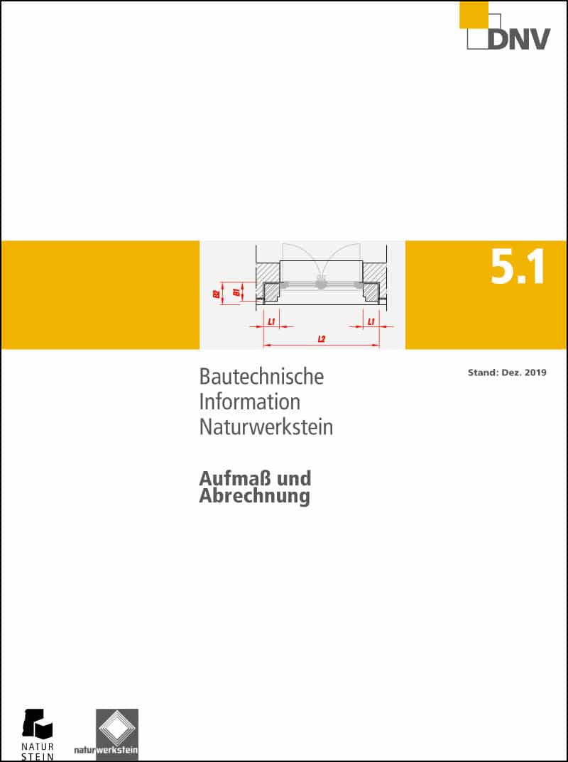 Produkt: DNV BTI 5.1 Aufmaß und Abrechnung von Naturwerksteinarbeiten