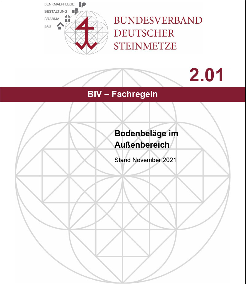 Produkt: BIV-Fachregel 2.01 Bodenbeläge im Außenbereich