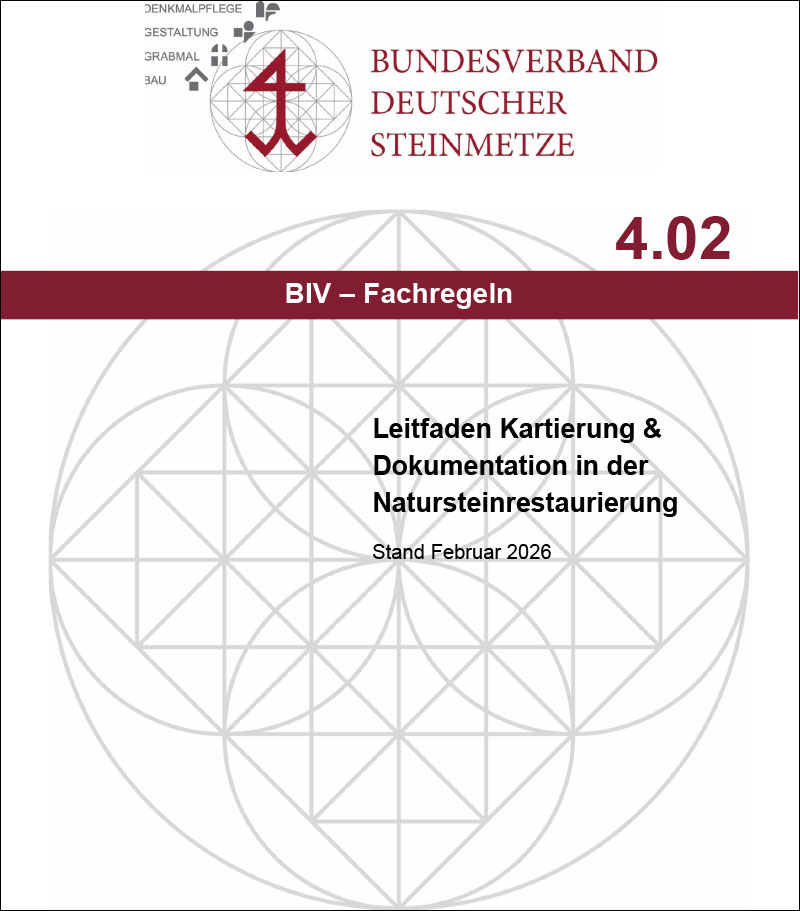 Produkt: BIV-Fachregeln 4.02 Leitfaden zur Kartierung und Dokumentation