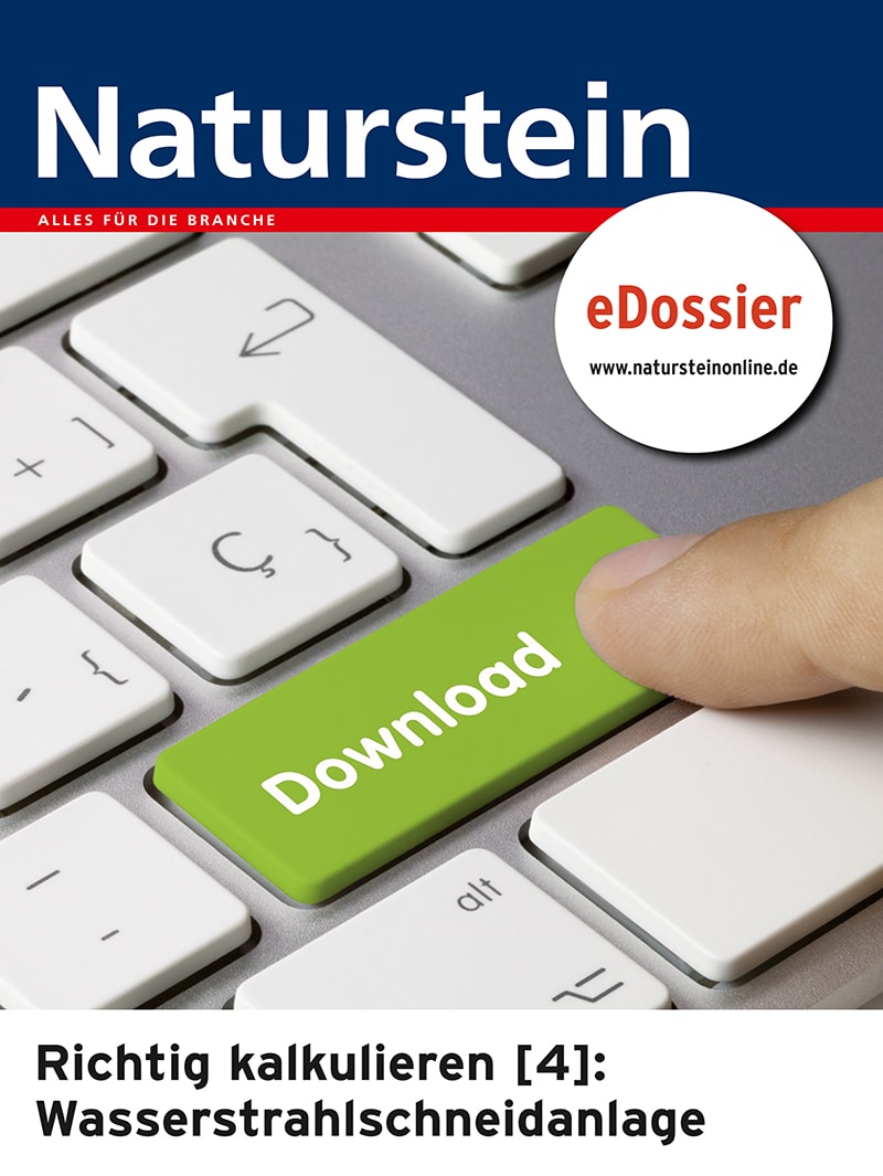 Produkt: Download Richtig kalkulieren (4): Wasserstrahlschneidanlage