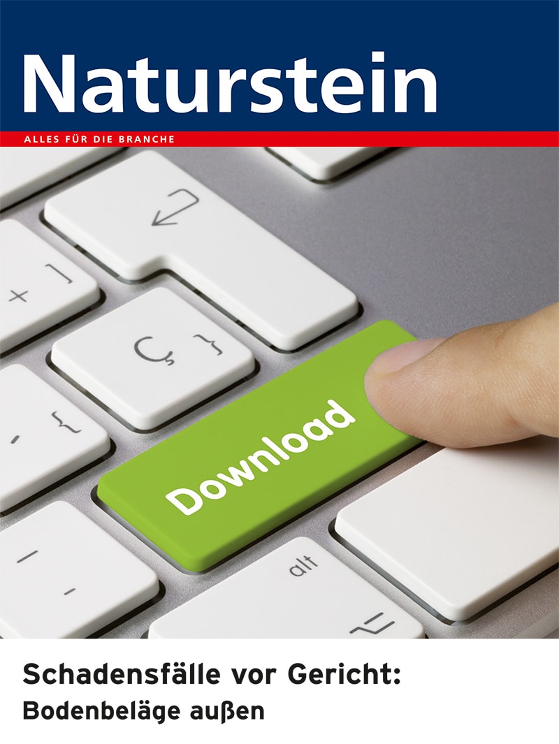 Produkt: Download Schadensfälle vor Gericht: Bodenbeläge außen