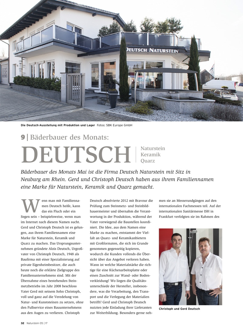 Produkt: Download Bäderbauer des Monats (9): Deutsch Naturstein